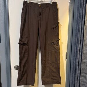 PacSun Dark Brown Cargo Pants